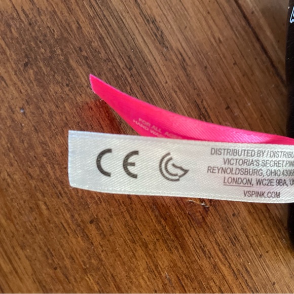 PINK Victoria's Secret Black and White Mini Dog L:8" x H:6" - Picture 7 of 9